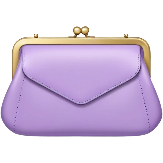 Lilac clutch  emoji