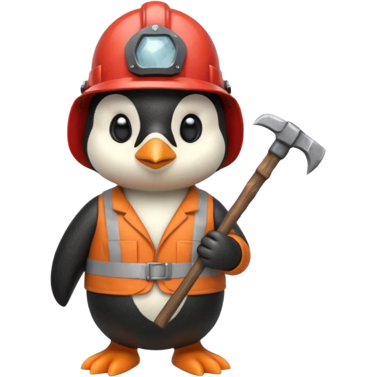 penguen madenci emoji