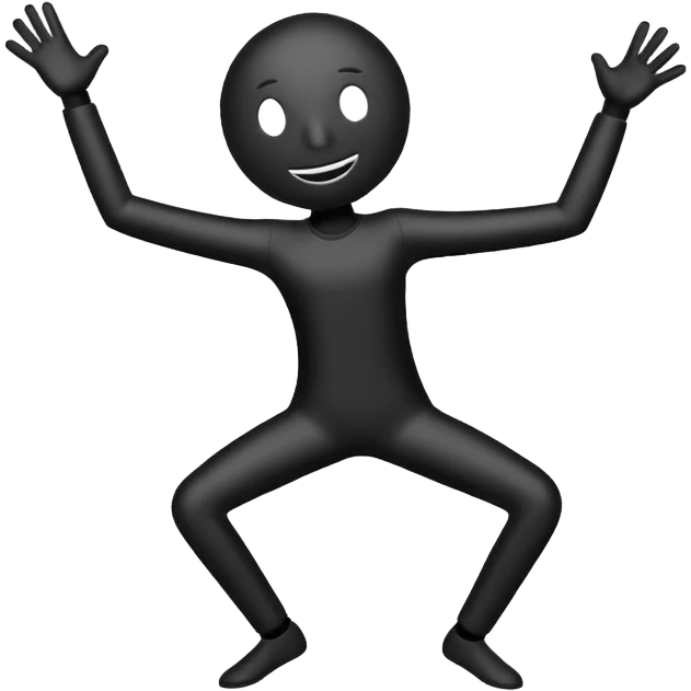 Dançando stickman  emoji