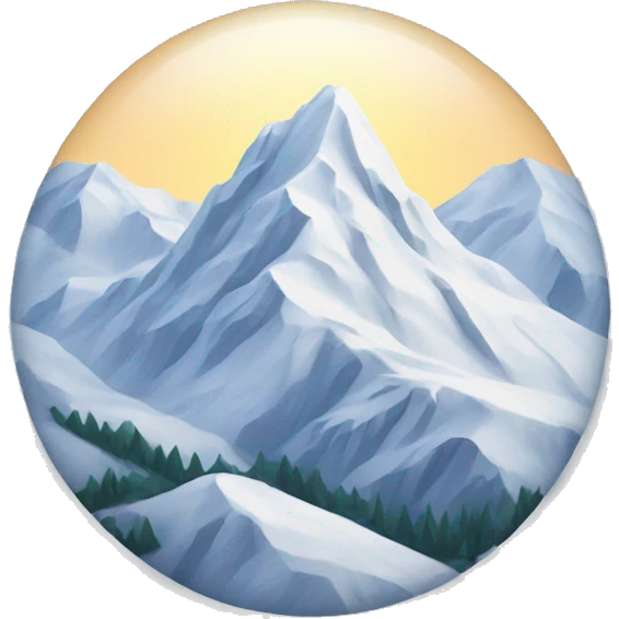 snowy mountain emoji