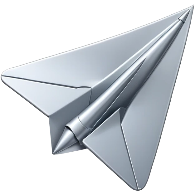 Share button with flying paper airplane emoji