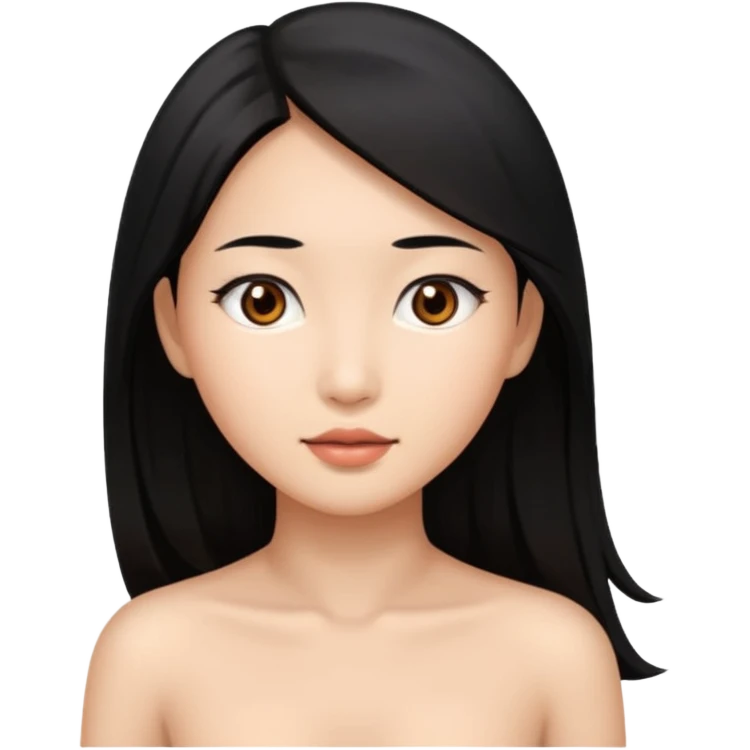 Naked Asian women emoji
