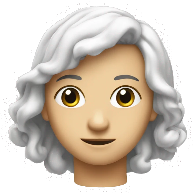 Fiocco bianco emoji