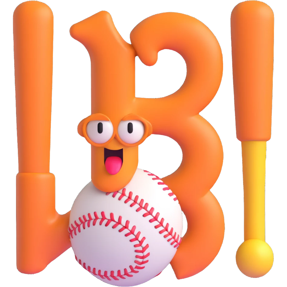 tongkat baseball, 3d emoji style emoji