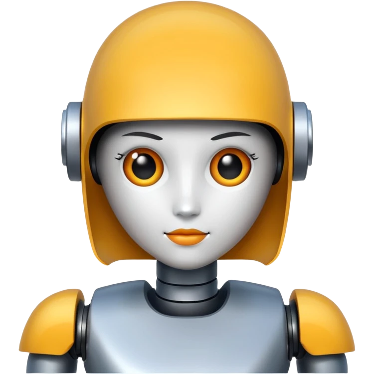 Create a robot but super sexy emoji