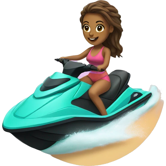 Girl on Jetski emoji