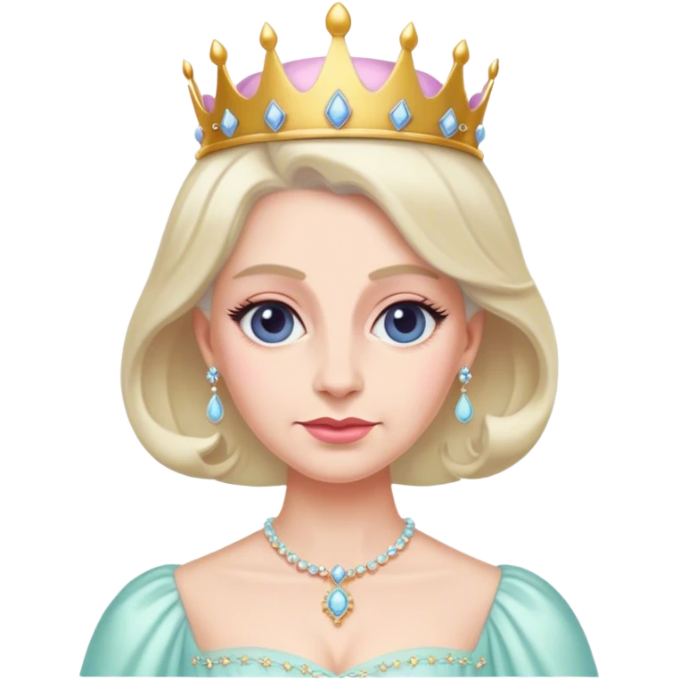 pastel british queen emoji