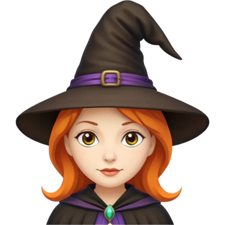 witch wearing hat emoji