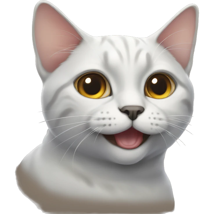 British Cat shinshilla emoji