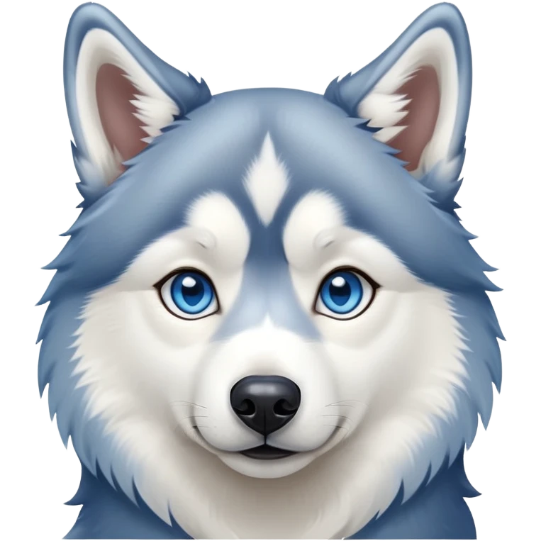 Husky siberian blue eyes love  emoji
