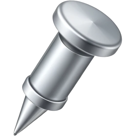 silver push pin emoji