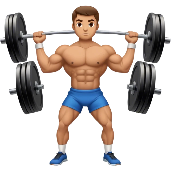 barbell shrugs emoji