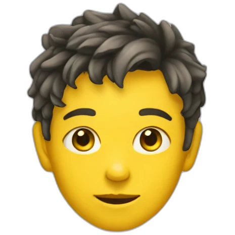 adolescent peau jaune emoji