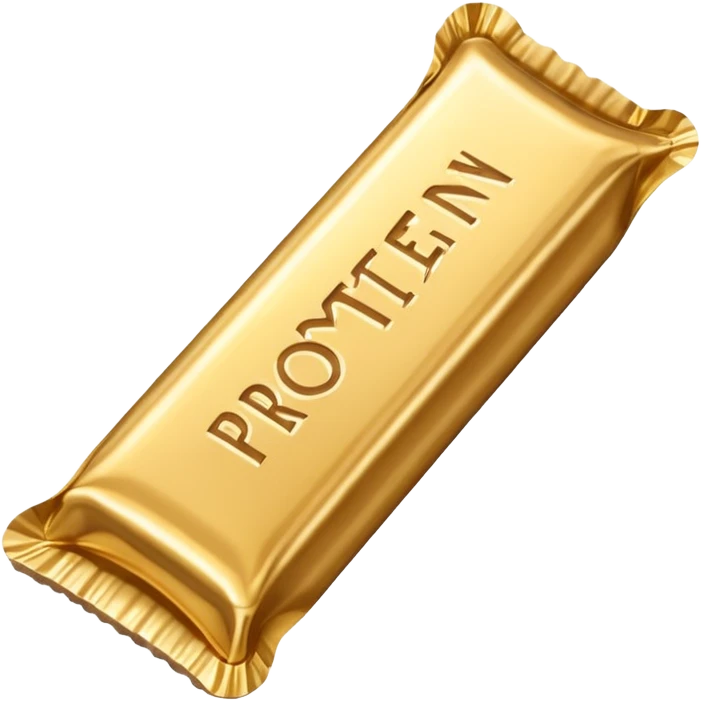 protein bar gold wrapper  emoji