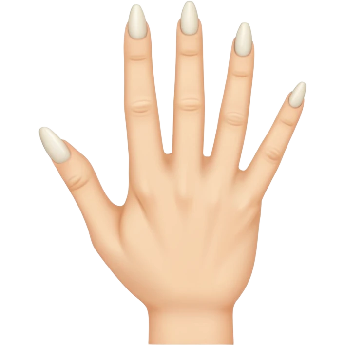 a hand but the middle finger and ring finger is twisted emoji
