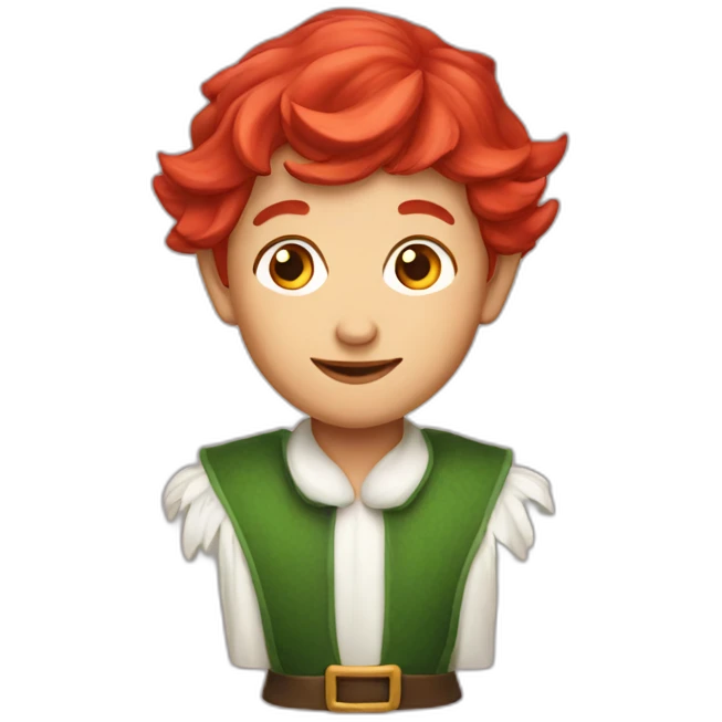 The elf with red hair emoji
