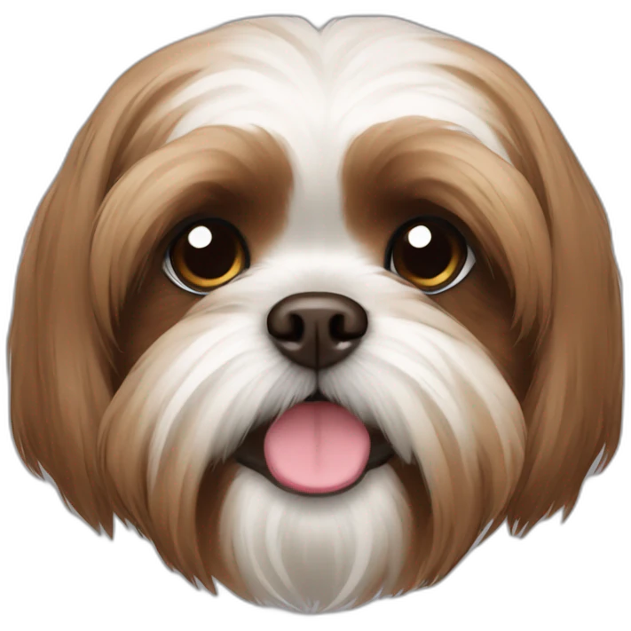 Brown Shih-tzu emoji