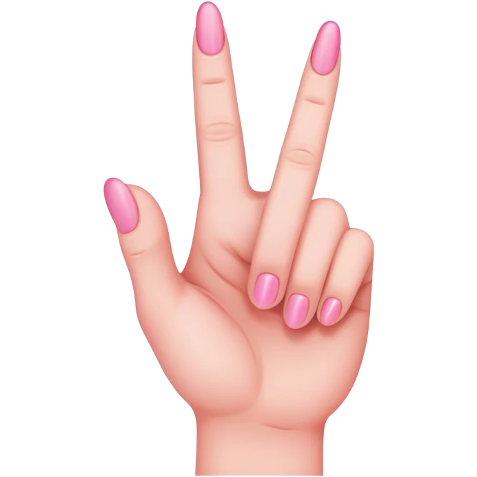 Pink middle finger  emoji