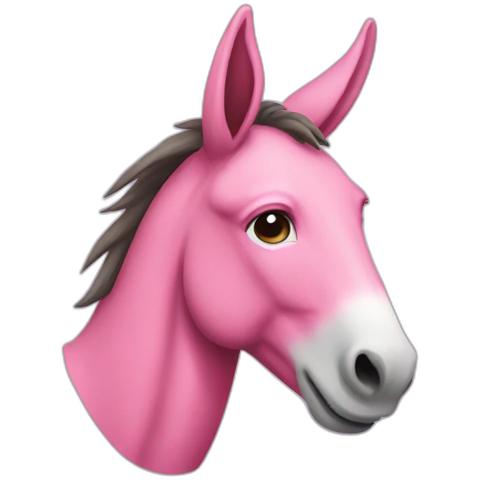 pink-donkey emoji