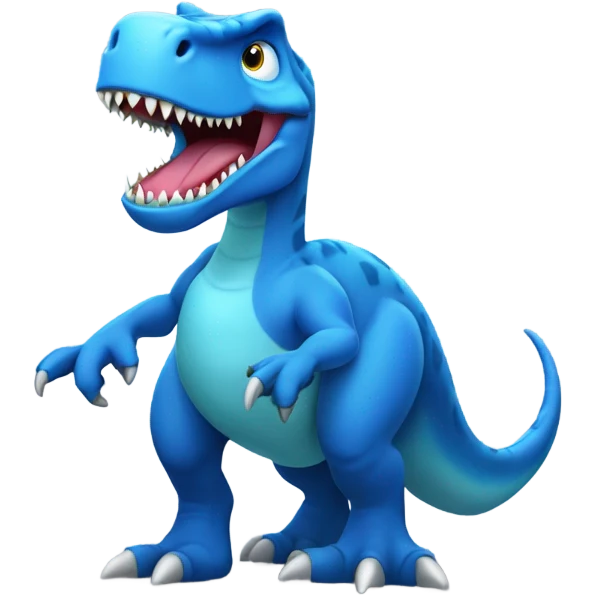 blue dinosaur emoji