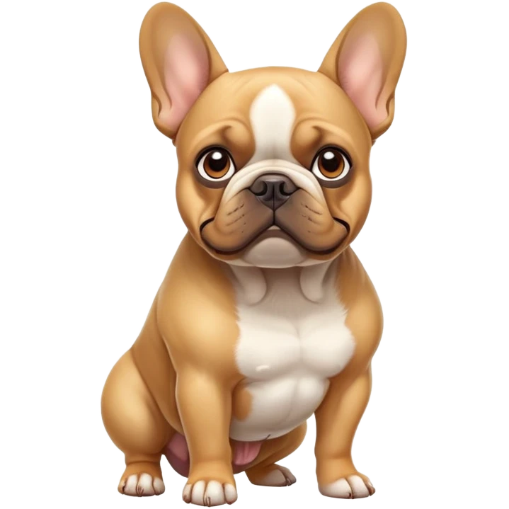 French bulldog emoji
