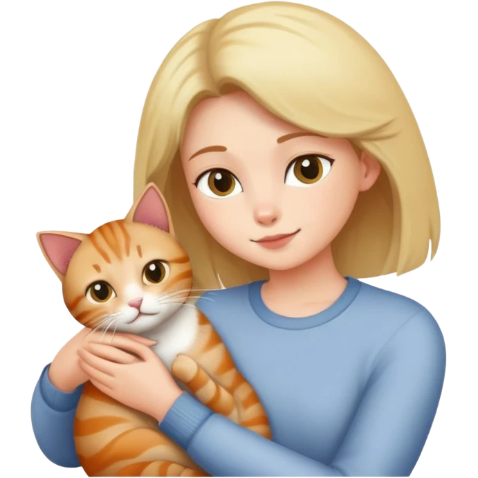person petting a cat emoji