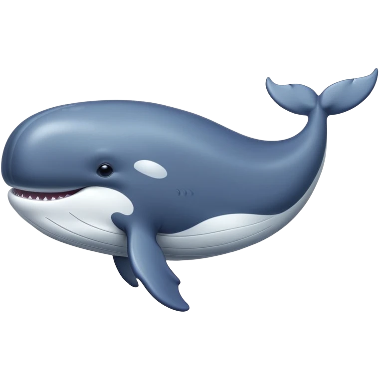 Big fat whale emoji