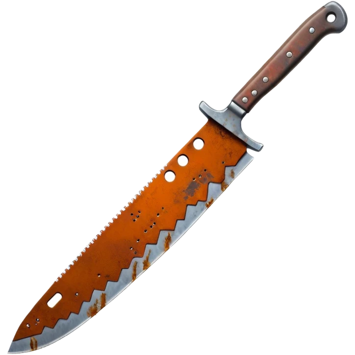 a big machete from the Friday the 13th movie emoji