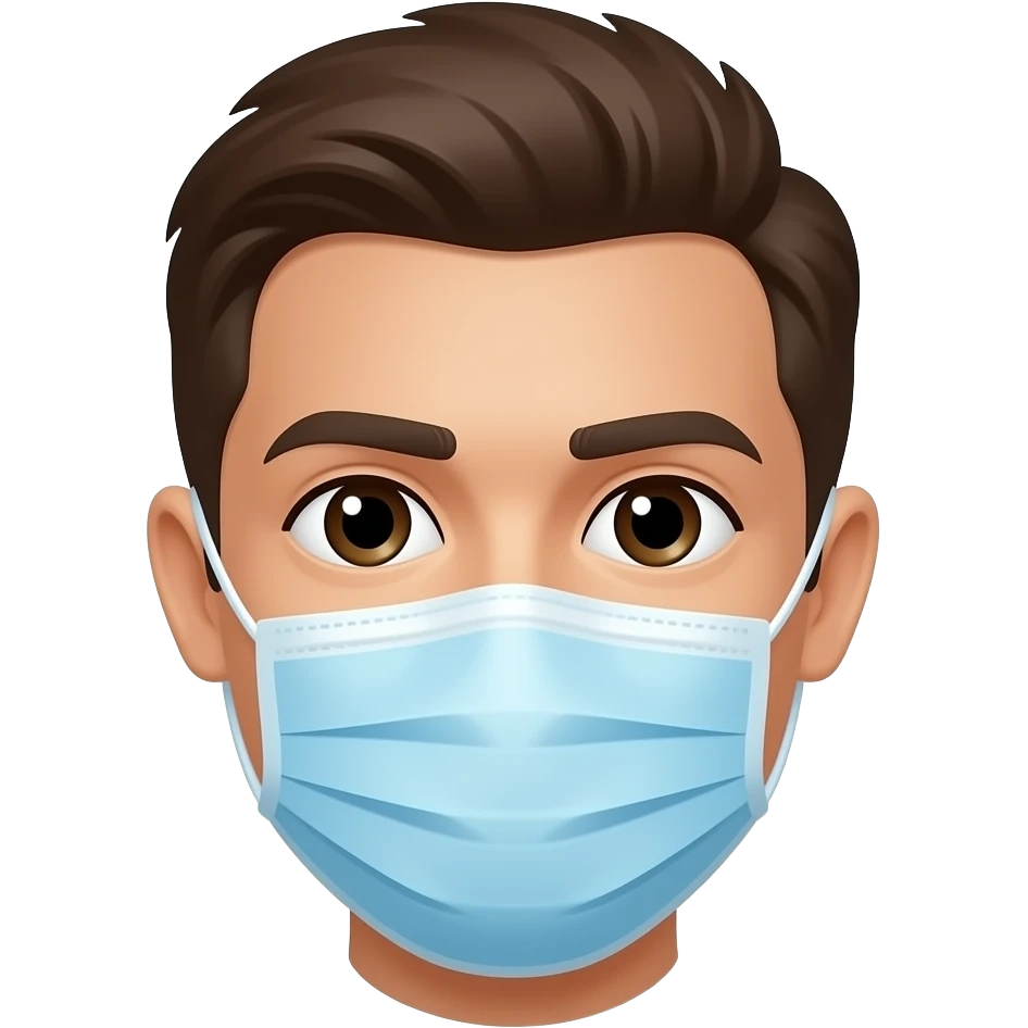face with medical mask emoji
