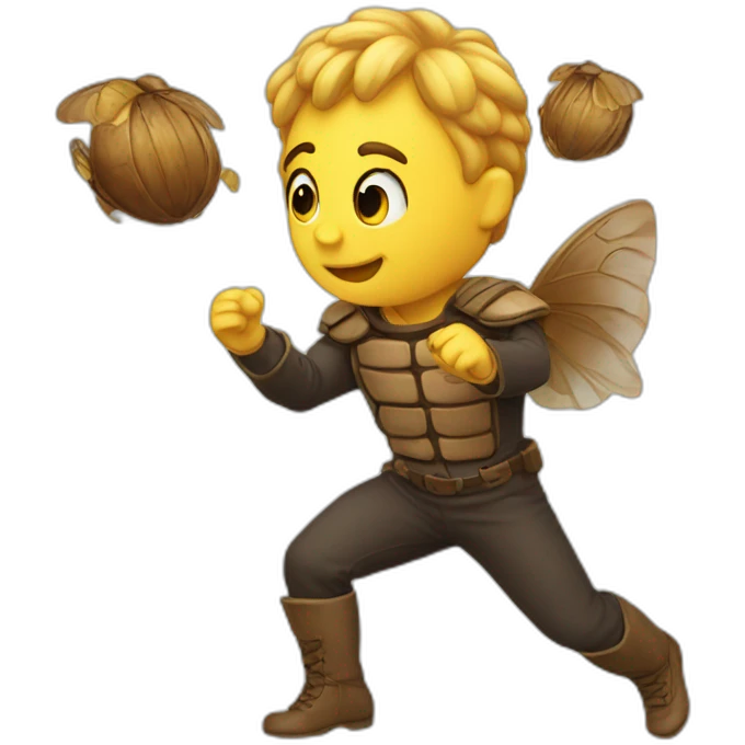 catching butterglies emoji