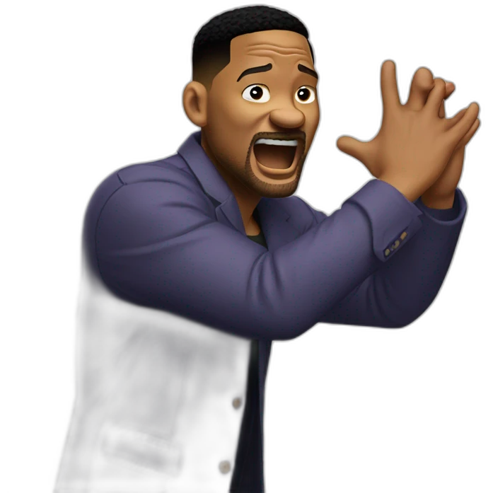 will smith slapping emoji