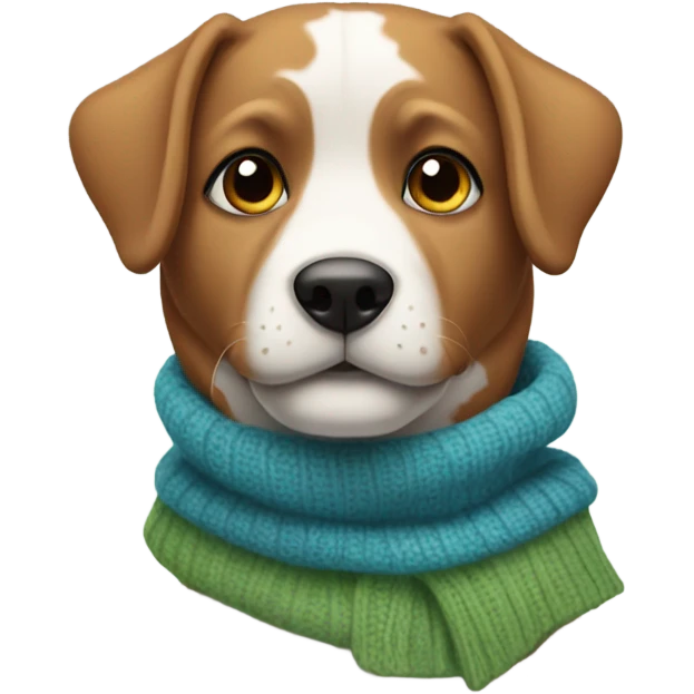 dog with clothes emoji