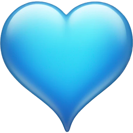 Blue heart bubble
 emoji