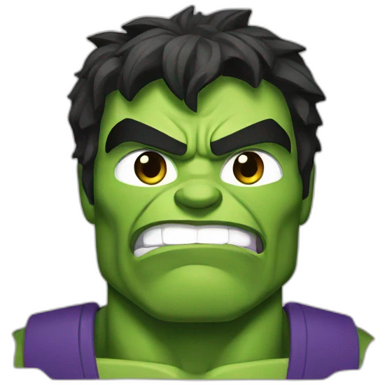 hulk superhero emoji