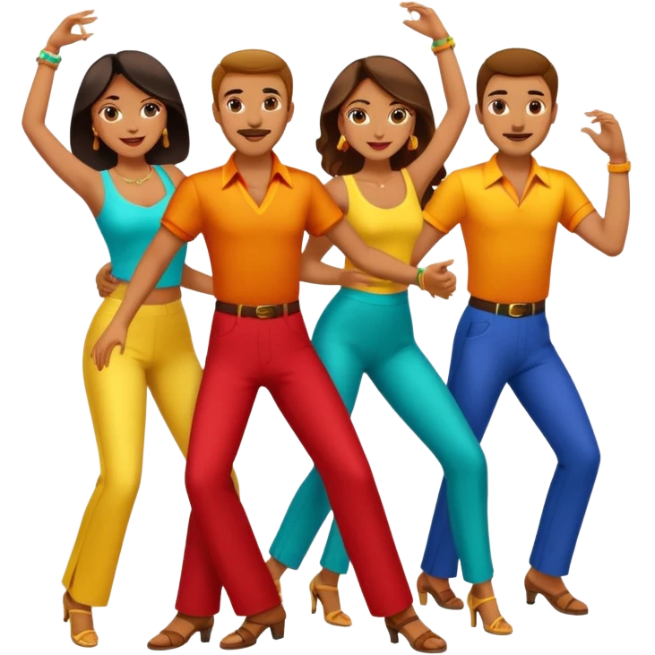 salsa women & men dance  emoji