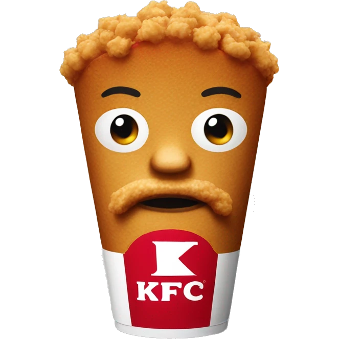 KFC with ketchup  emoji
