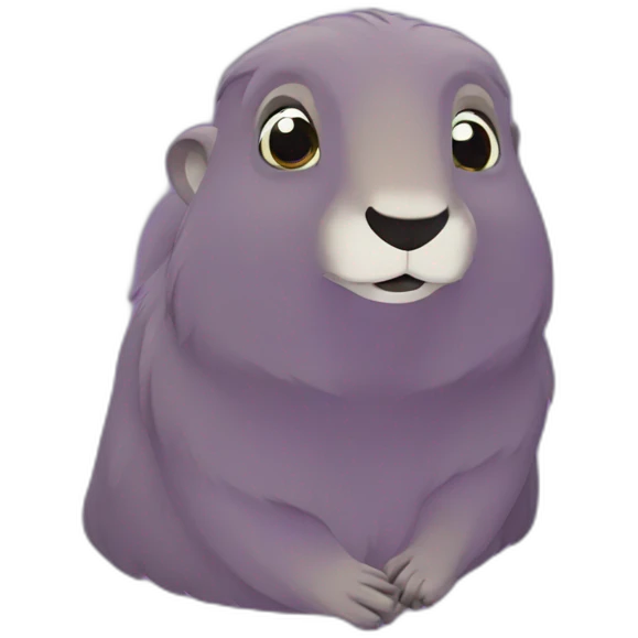 purple marmot emoji