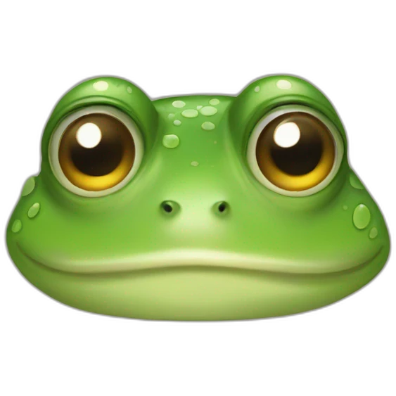frog side eye emoji