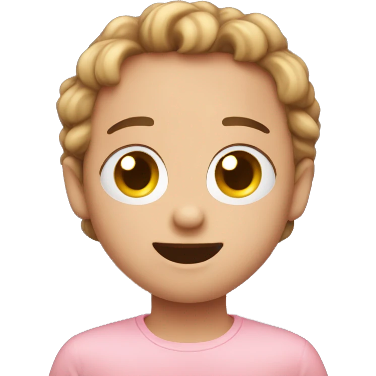 blush emoji with heart eyes emoji