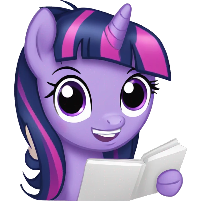 twilight sparkle texting  emoji