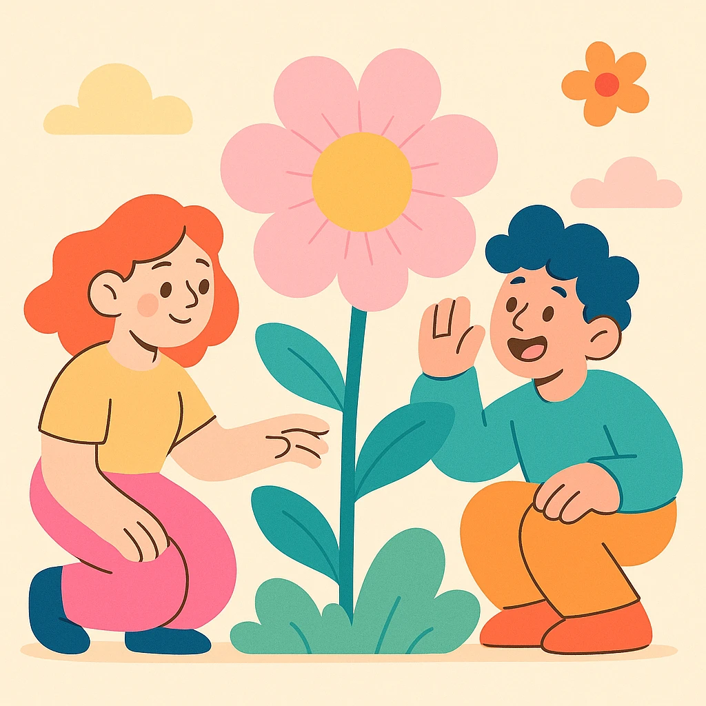 aesthetic pastel flower, soft dreamy style emoji