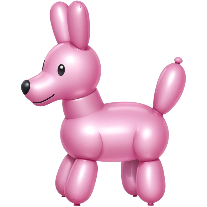 Light pink ballon animal emoji