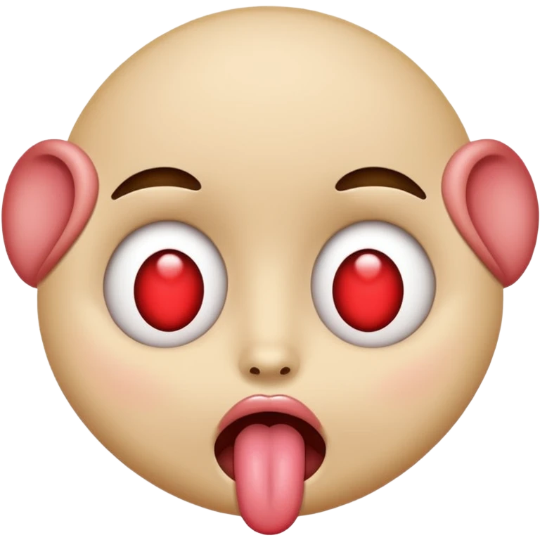 Heart eyes sticking tongue out emoji  emoji
