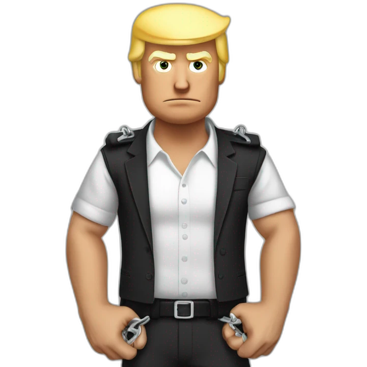 trump-in-handcuffs emoji