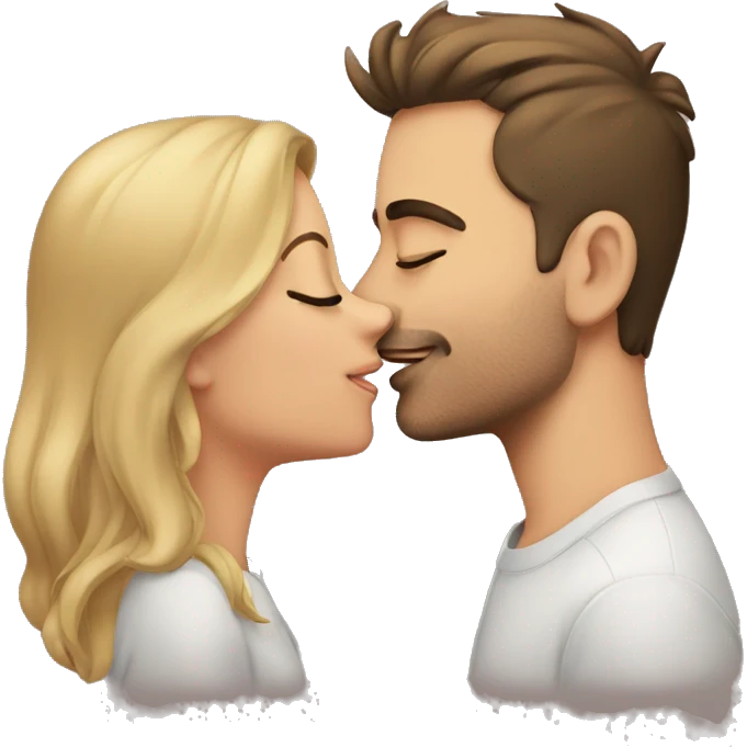 Boyfriend cheek kiss emoji