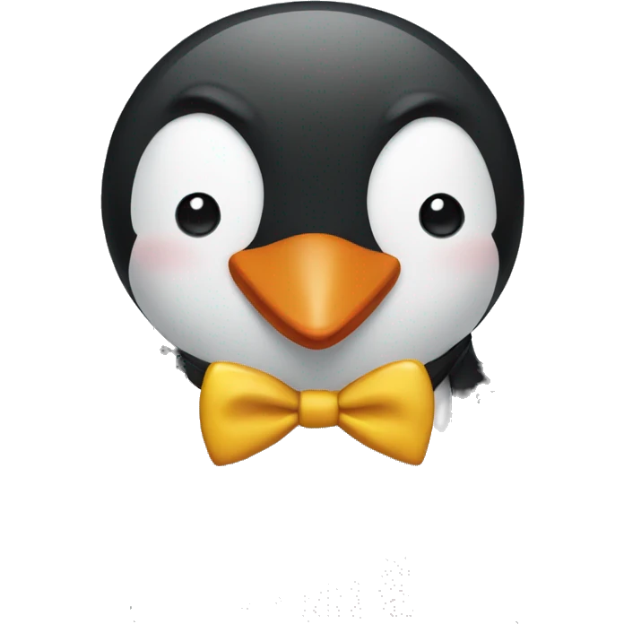 A penguin wearing a tuxedo  emoji