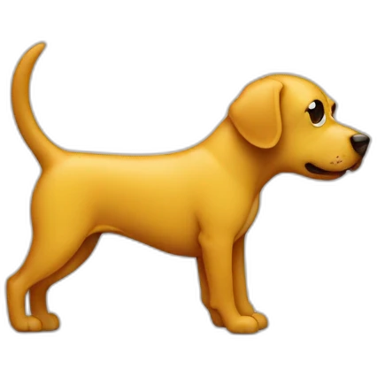 Dog pee emoji