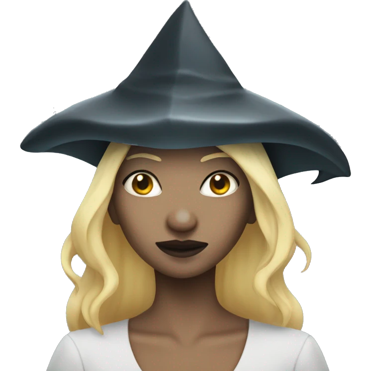 Shark witch emoji