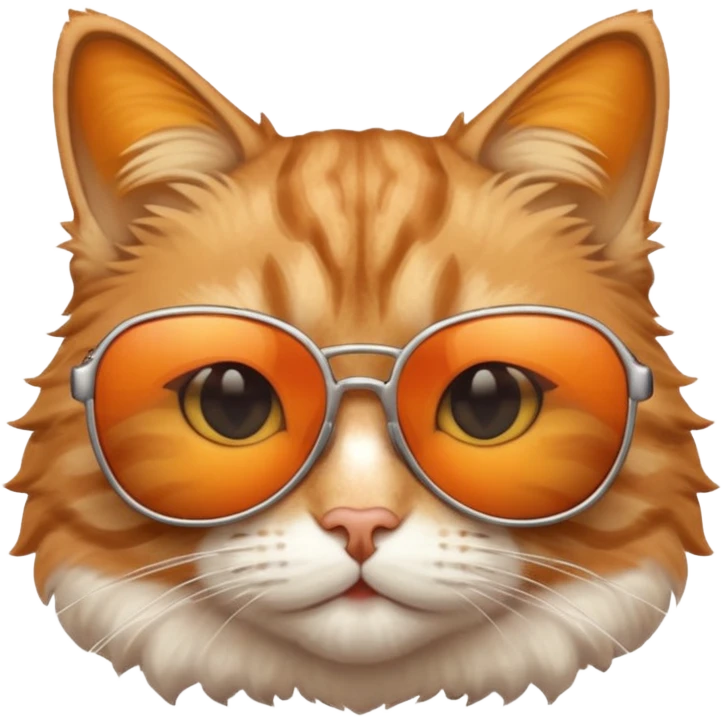 Cat wearing sunglasses emoji