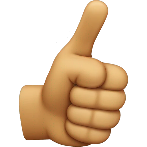 Pointing finger with glue on it emoji